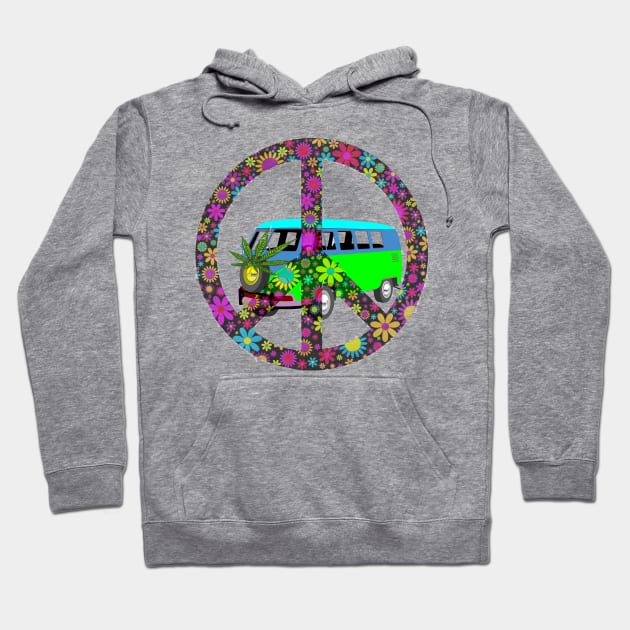 Hippie mind Hoodie by MAGICOART